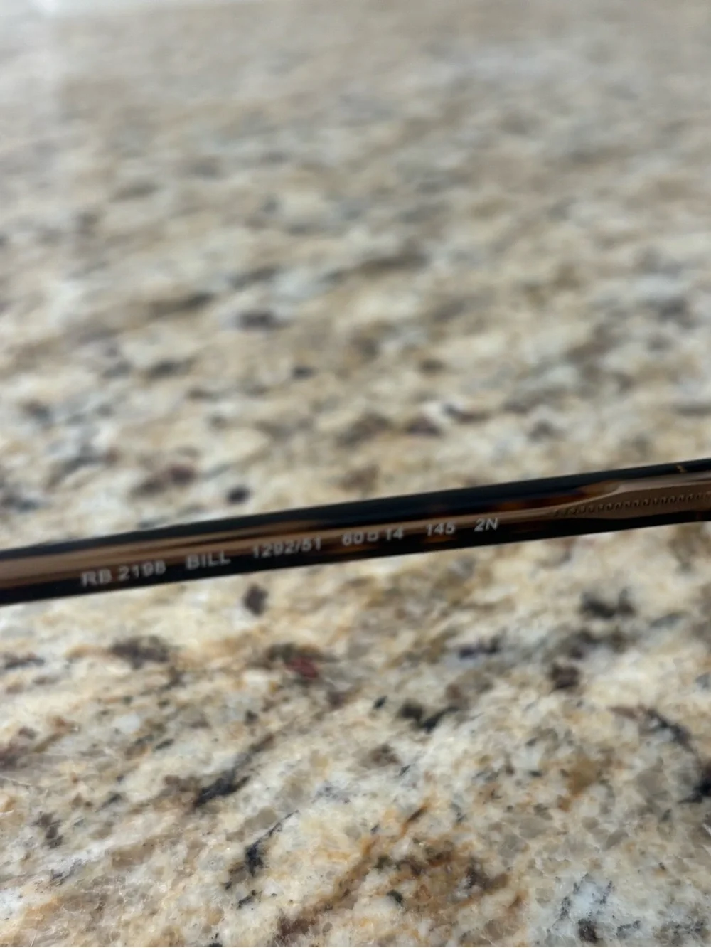 Ray Ban Bill Authentic Havana Tortoise 60